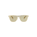 Alexander McQueen Square Frame Metal Sunglasses — Gold