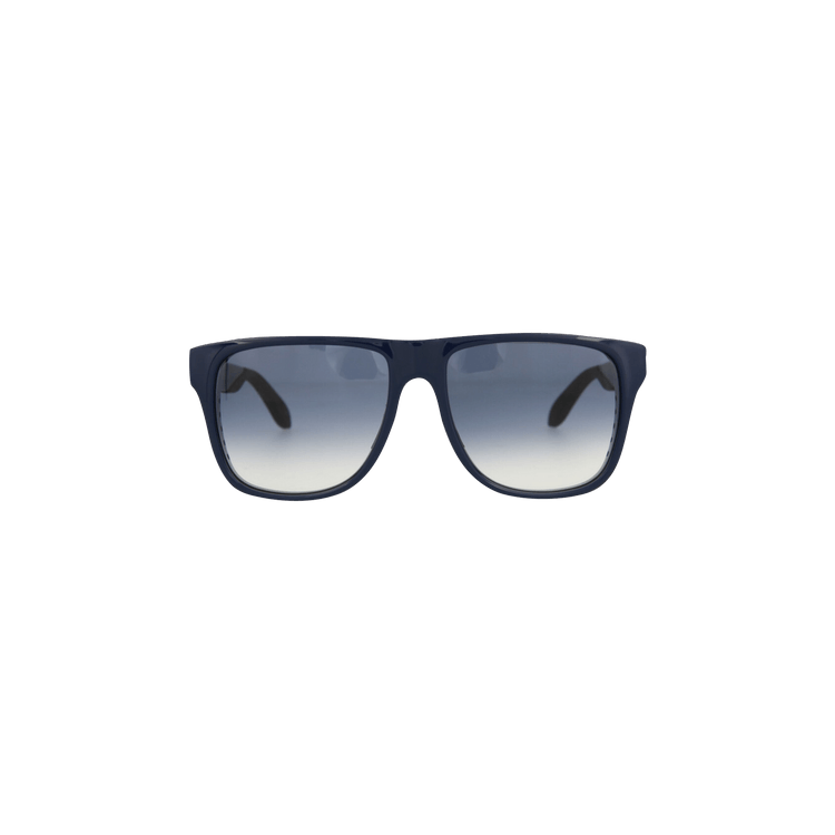 Alexander McQueen Square Frame Injection Sunglasses — Blue