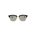 Alexander McQueen Square Frame Metal Sunglasses — Gold