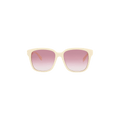 Alexander McQueen Square Frame Acetate Sunglasses — White