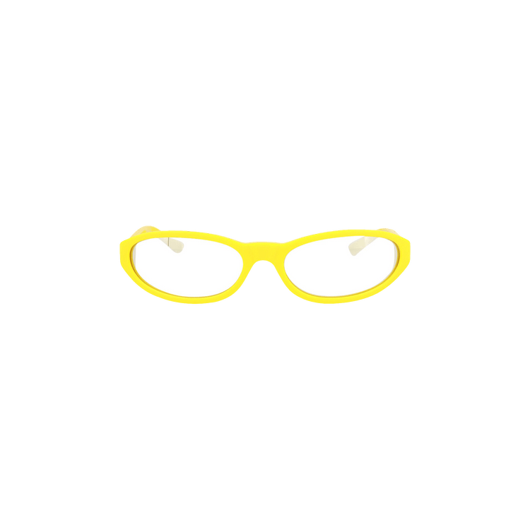 Balenciaga Square Frame Sunglasses — Yellow