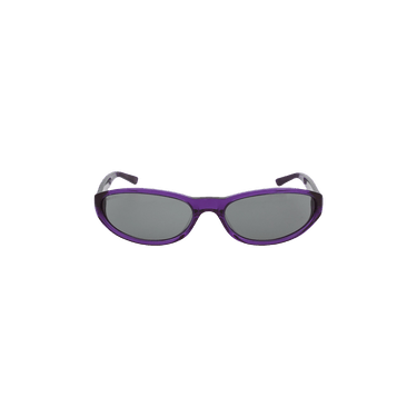 Balenciaga Round Frame Acetate Sunglasses — Purple