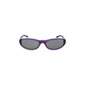 Balenciaga Round Frame Acetate Sunglasses — Purple