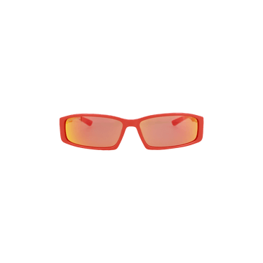 Balenciaga Square Frame Acetate Sunglasses — Red