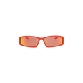 Balenciaga Square Frame Acetate Sunglasses — Red