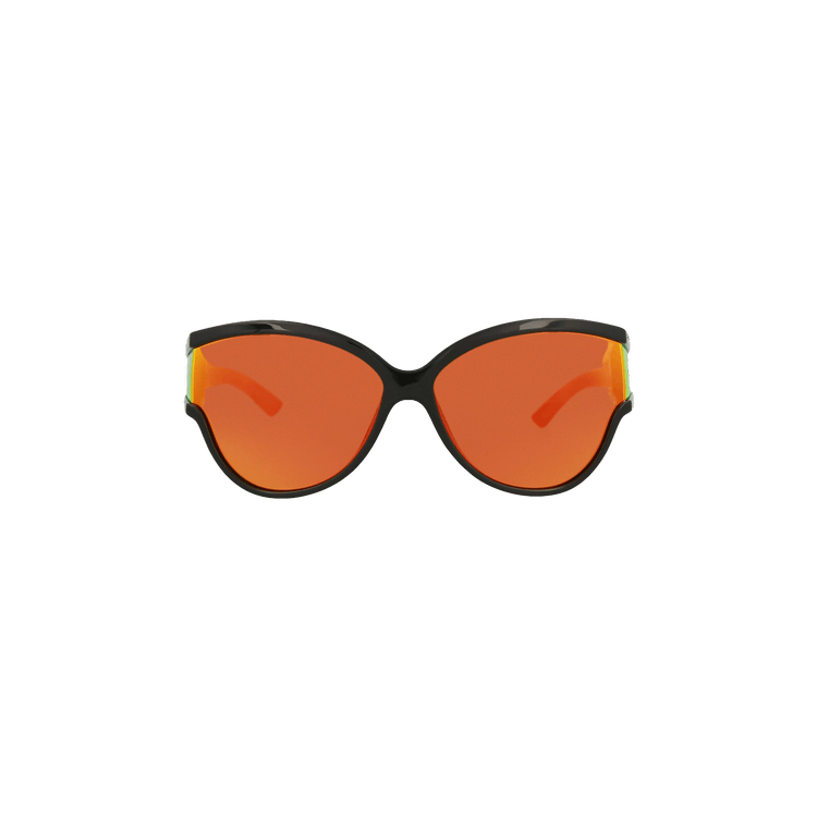 Balenciaga Square Frame Injection Sunglasses — Black