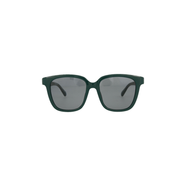 Balenciaga Round Frame Bio Injection Rilsan Sunglasses — Green