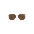 Balenciaga Round Frame Metal Sunglasses — Silver