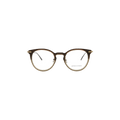 Bottega Veneta Round Frame Injection Sunglasses — Brown