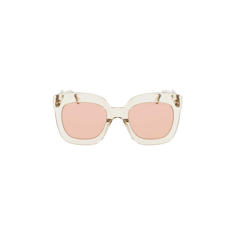 Bottega Veneta Bottega Veneta Square Oversized Sunglasses — Tan
