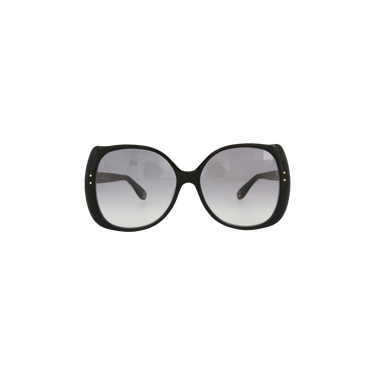 Gucci Square Frame Acetate Sunglasses — Black