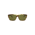 Saint Laurent Square Frame Acetate Sunglasses — Brown