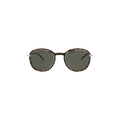 Saint Laurent Round Frame Injection Sunglasses — Brown