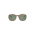 Saint Laurent Square Frame Injection Sunglasses — Brown