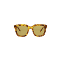 Saint Laurent Square Frame Acetate Sunglasses — Brown