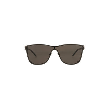 Saint Laurent Aviator Style Metal Sunglasses — Black
