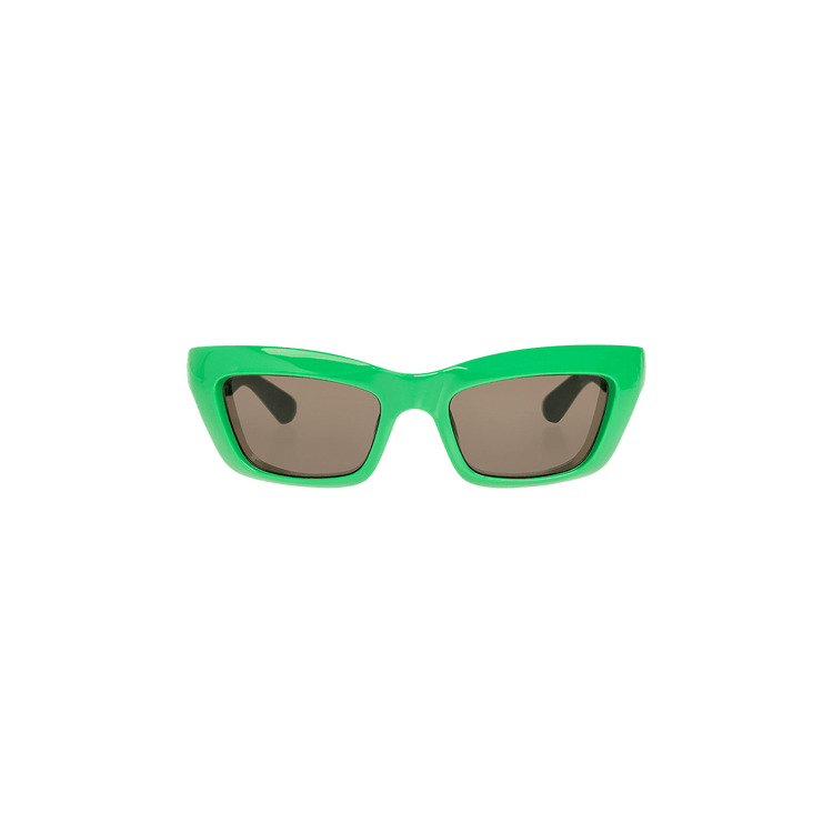 Bottega Veneta Injection Sunglasses — Green