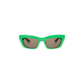 Bottega Veneta Injection Sunglasses — Green