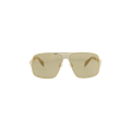 Alexander McQueen Aviator Sunglasses — Gold