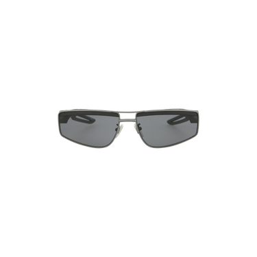 Balenciaga Square Frame Sunglasses — Silver