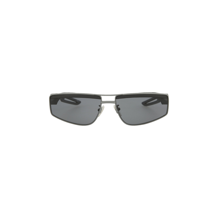 Balenciaga Square Frame Sunglasses — Silver