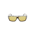 Gucci Square Frame Sunglasses — Brown