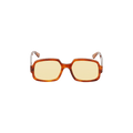 Gucci Square Frame Sunglasses — Brown