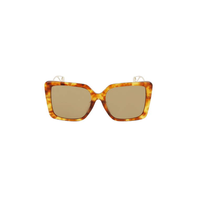 Gucci Round Frame Sunglasses — Black