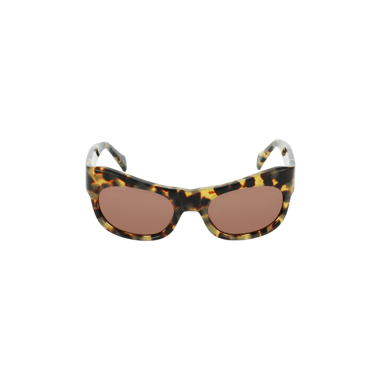Gucci Square Frame Sunglasses — Brown