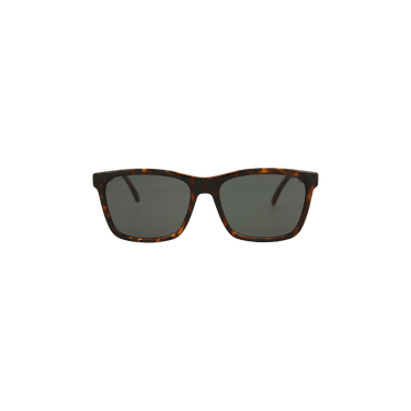 Saint Laurent Rectangle Frame Injection Sunglasses — Brown