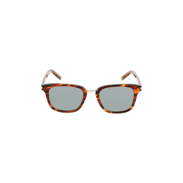 Saint Laurent Square Frame Sunglasses — Brown