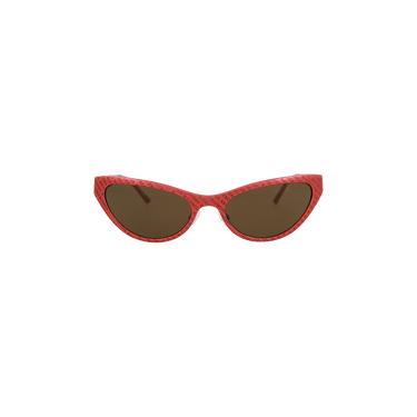 Balenciaga Cat Eye Frame Sunglasses — Red
