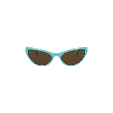 Balenciaga Cat Eye Frame Sunglasses — Blue