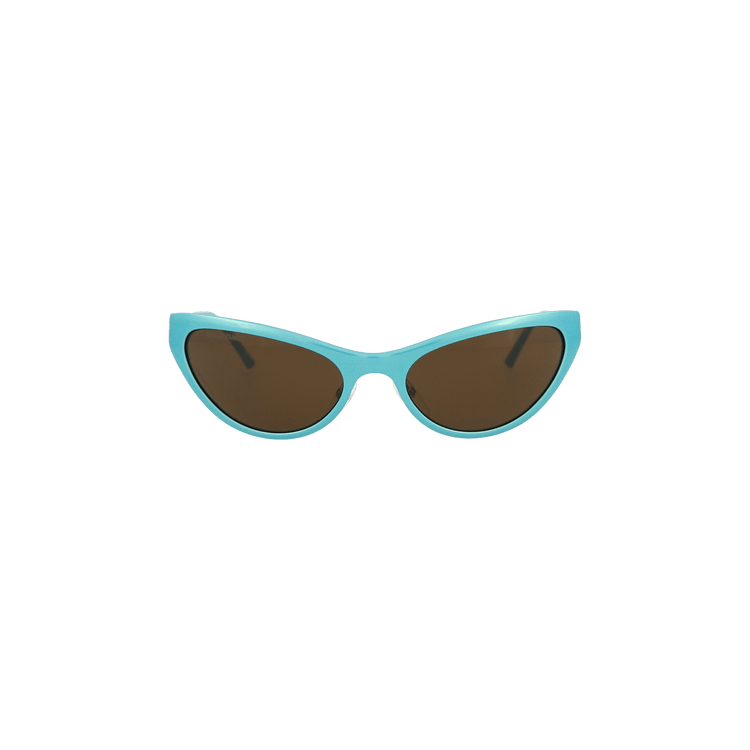 Balenciaga Cat Eye Frame Sunglasses — Blue