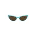 Balenciaga Cat Eye Frame Sunglasses — Blue