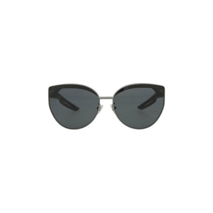 Balenciaga Cat Eye Frame Sunglasses — Silver