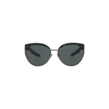 Balenciaga Cat Eye Frame Sunglasses — Silver