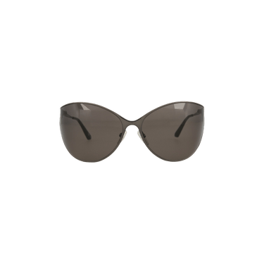 Balenciaga Cat Eye Frame Sunglasses — Grey