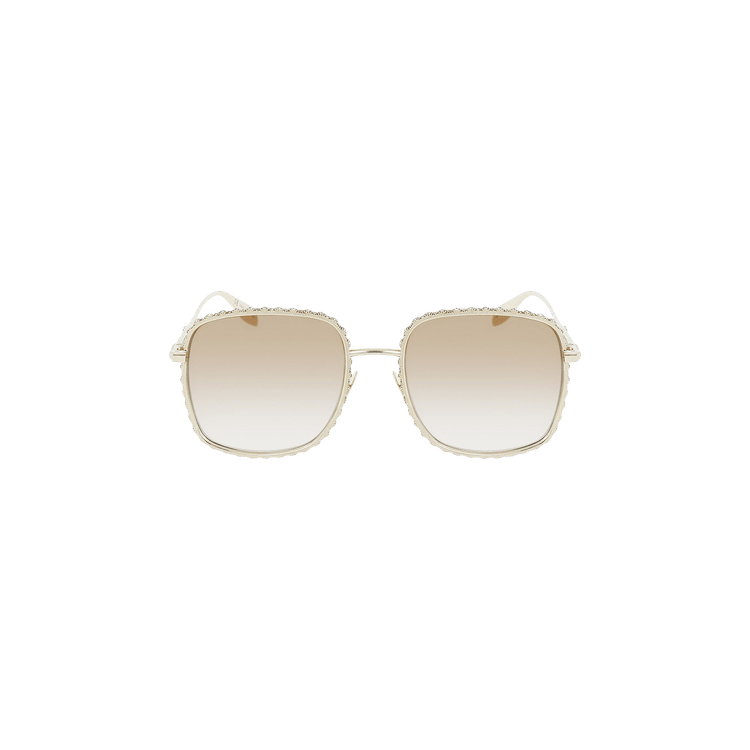 Alexander McQueen Rectangle Frame Sunglasses — Multi-Color