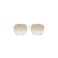 Alexander McQueen Rectangle Frame Sunglasses — Multi-Color