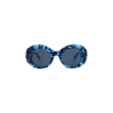 Balenciaga Round Frame Sunglasses — Brown