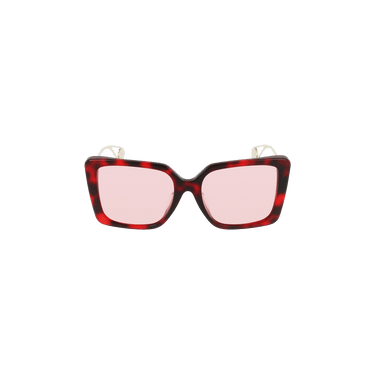Gucci Square Frame Sunglasses — Brown