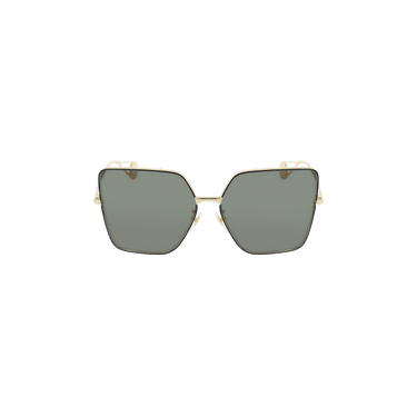 Gucci Square Frame Sunglasses — Gold
