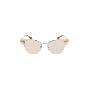 Gucci Round Frame Sunglasses — Pink