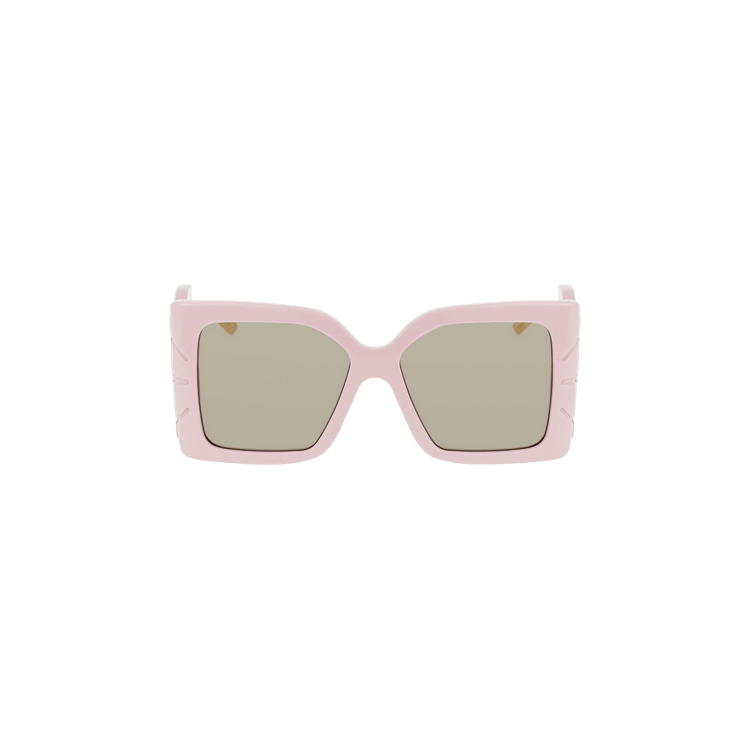 Gucci Square Frame Sunglasses — Pink