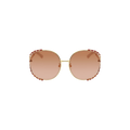 Gucci Round Frame Sunglasses — Multi-Color