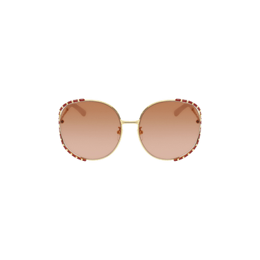 Gucci Round Frame Sunglasses — Multi-Color
