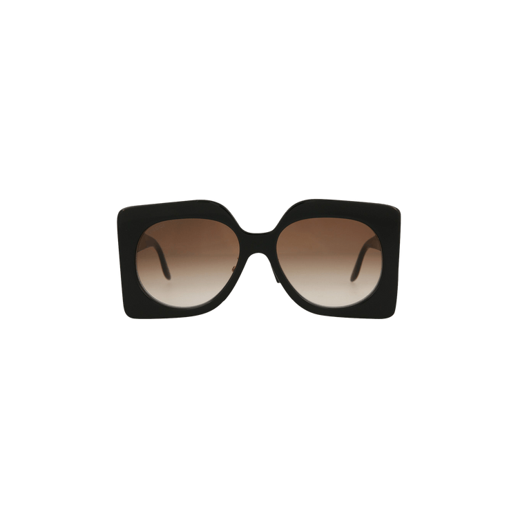 Gucci Square Frame Sunglasses — Black