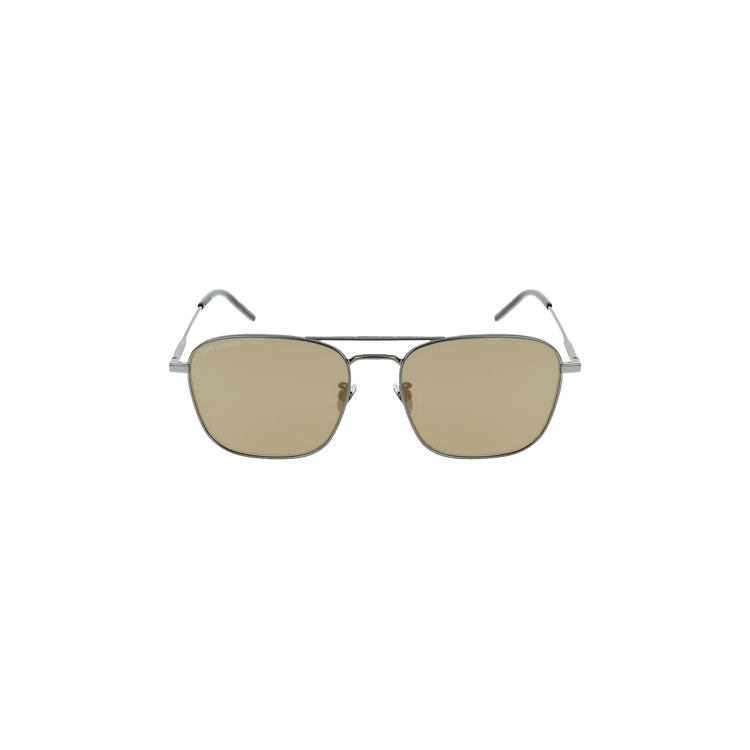 Saint Laurent Aviator Sunglasses — Brown