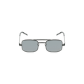 Saint Laurent Rectangle Frame Sunglasses — Black